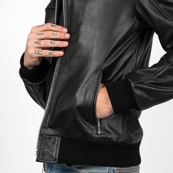 Straight To Hell Belmont Men’s Leather Jacket 34 - Picture 9 of 11